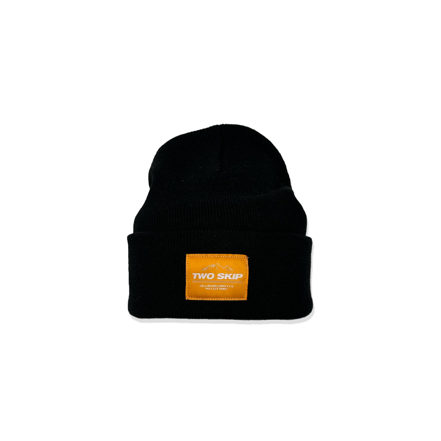 Two Skip Black Beanie