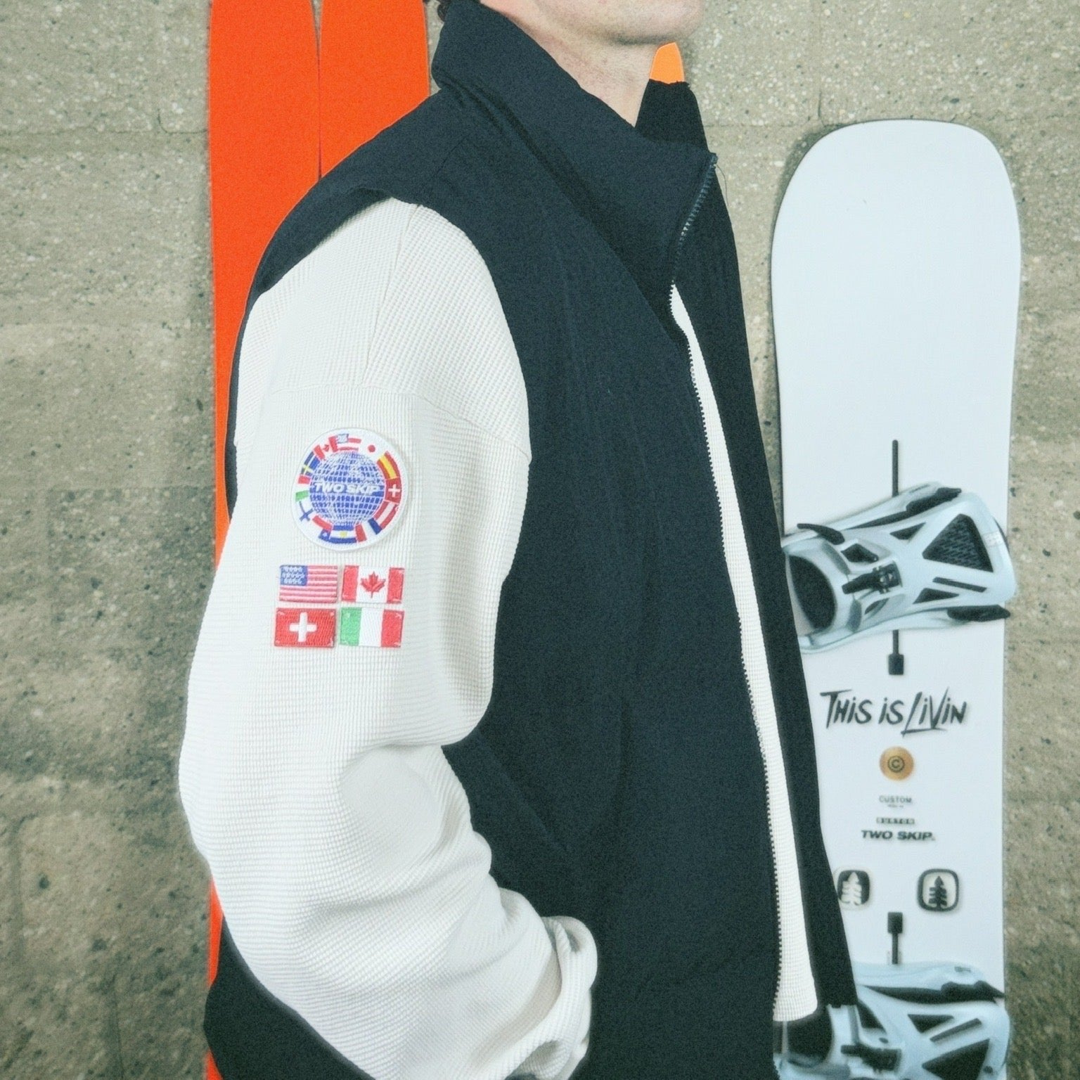 The "Ski The World" Waffle