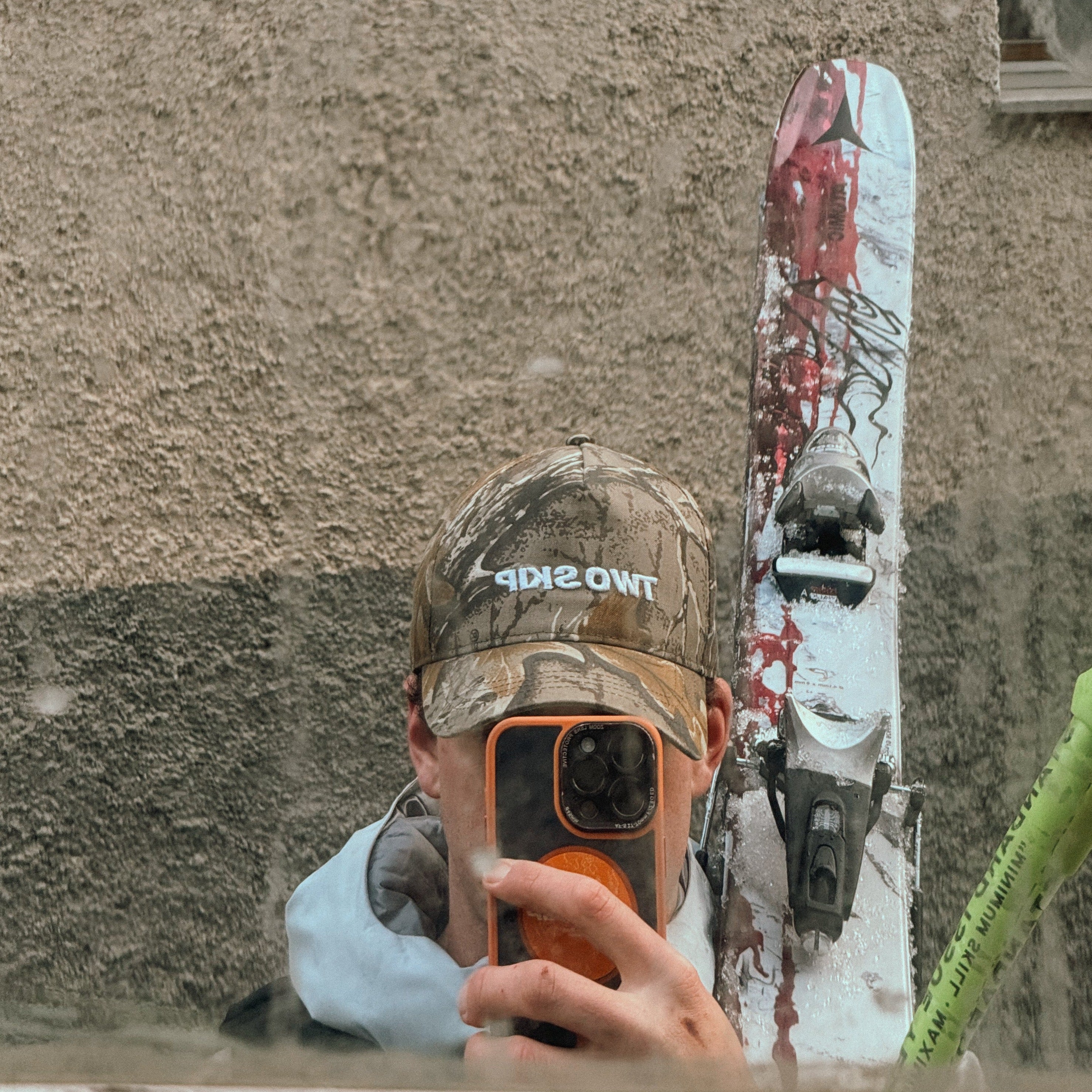 The Camo Wordmark Cap in the Wild