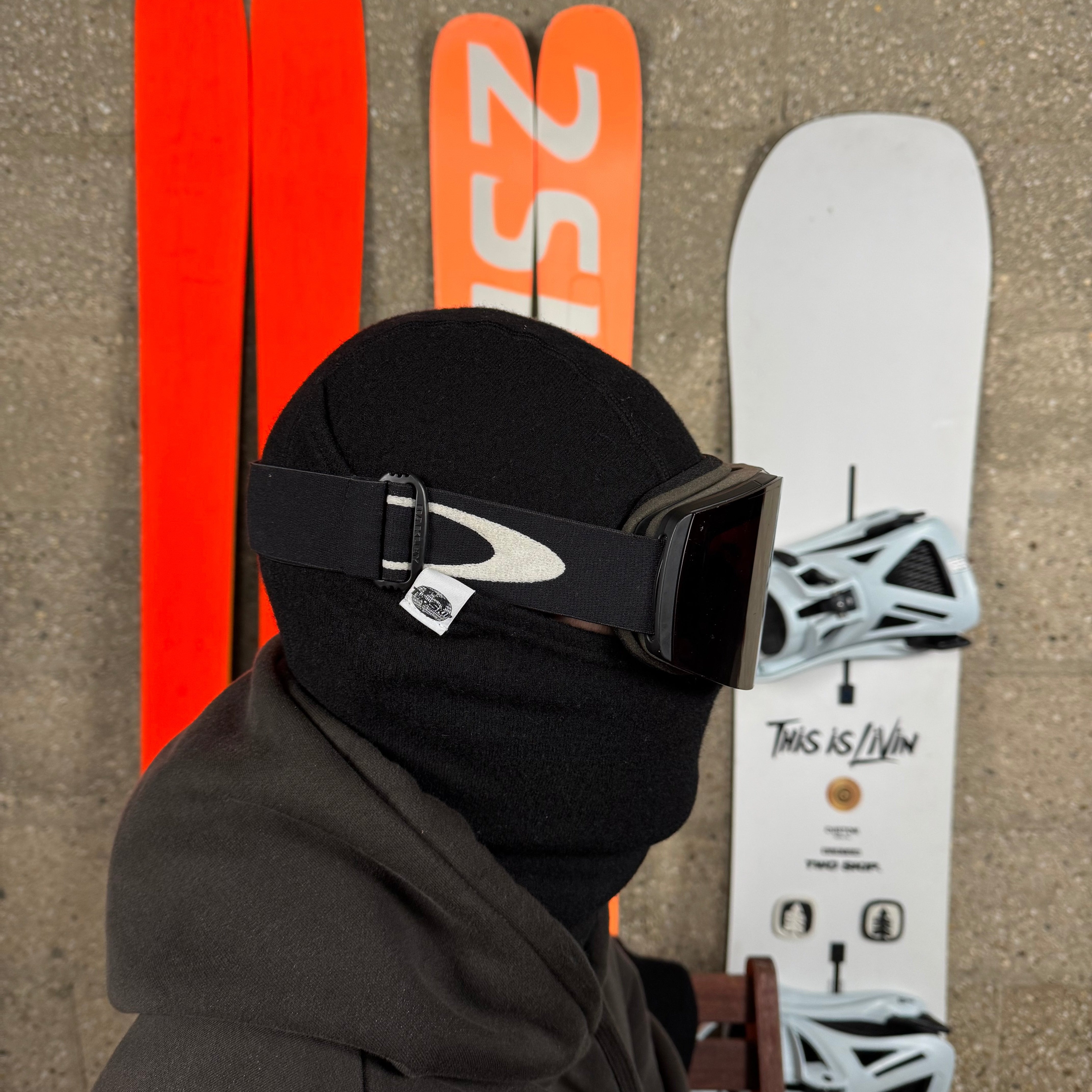 The "Ski The World" Merino Wool Blend Balaclava