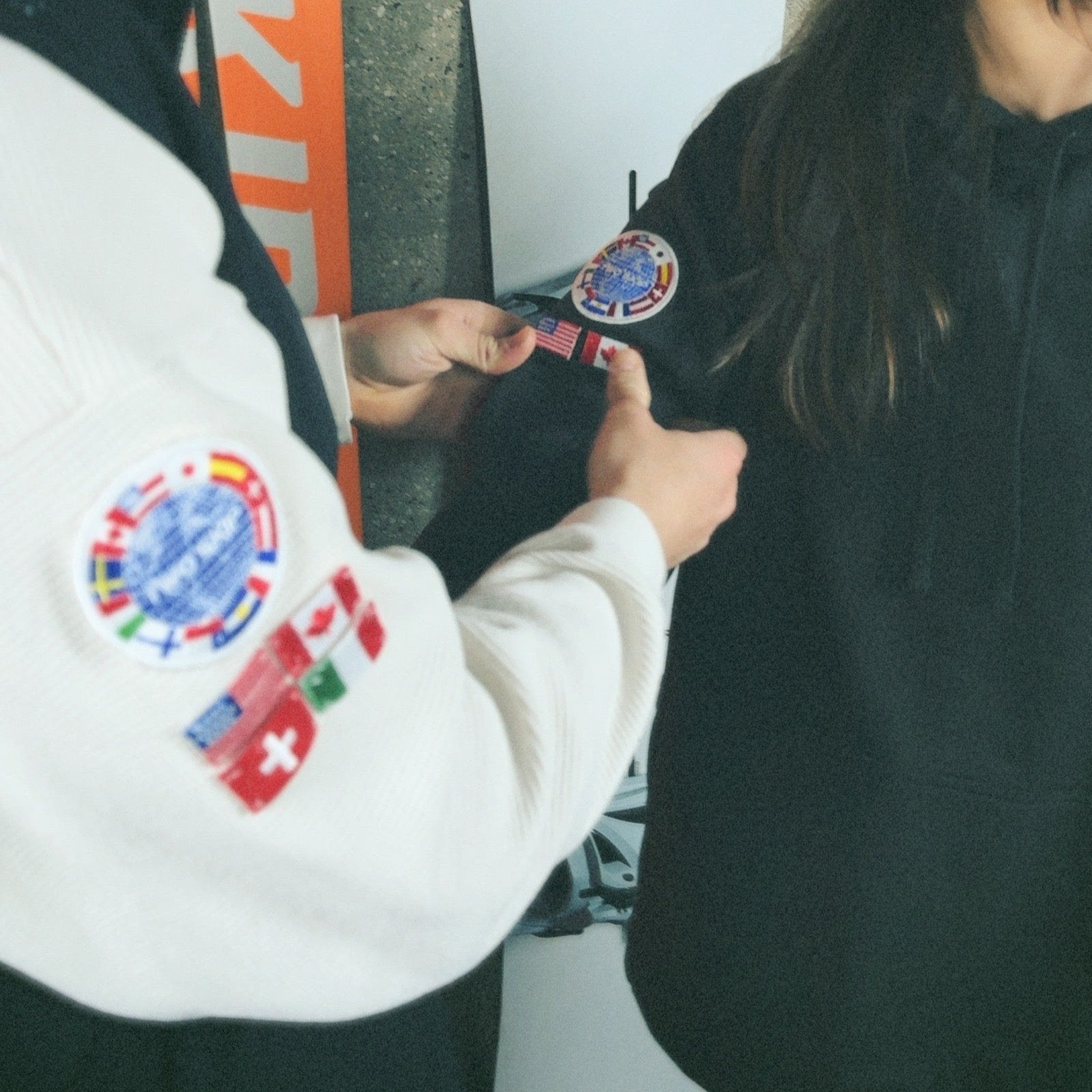 The "Ski The World" Collection Flag Patches