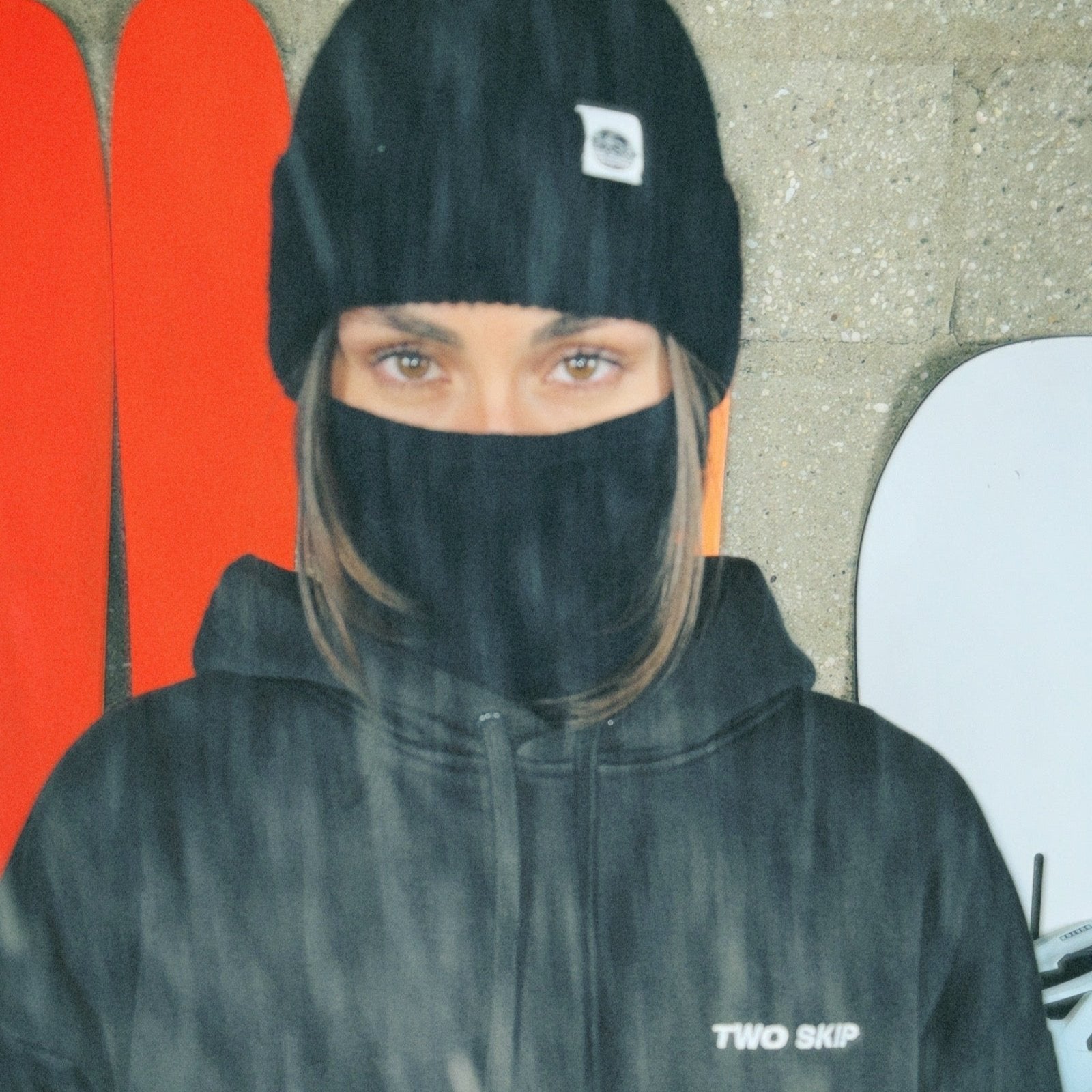 The "Ski The World" Merino Wool & Cashmere Beanie