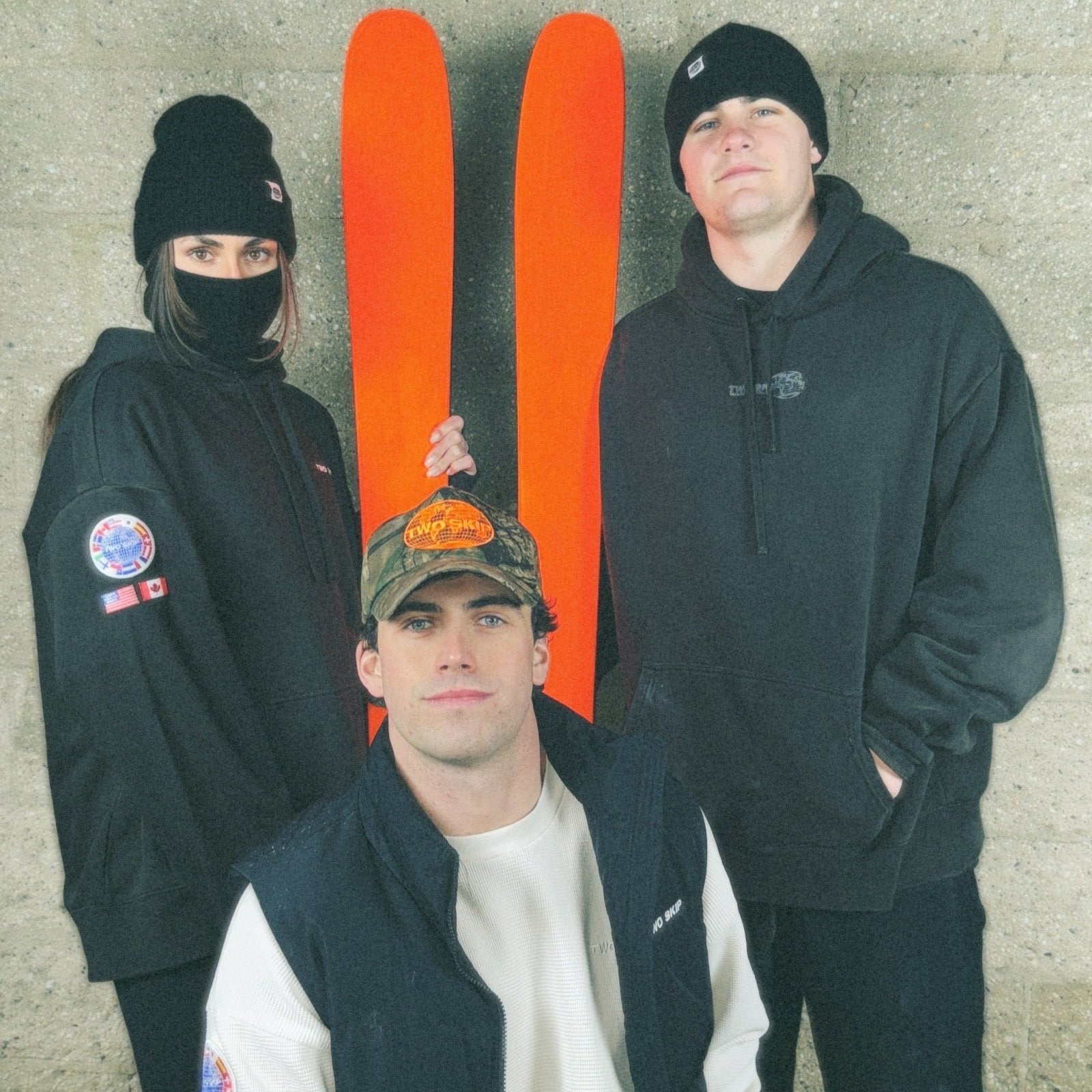 The "Ski The World" Merino Wool & Cashmere Beanie