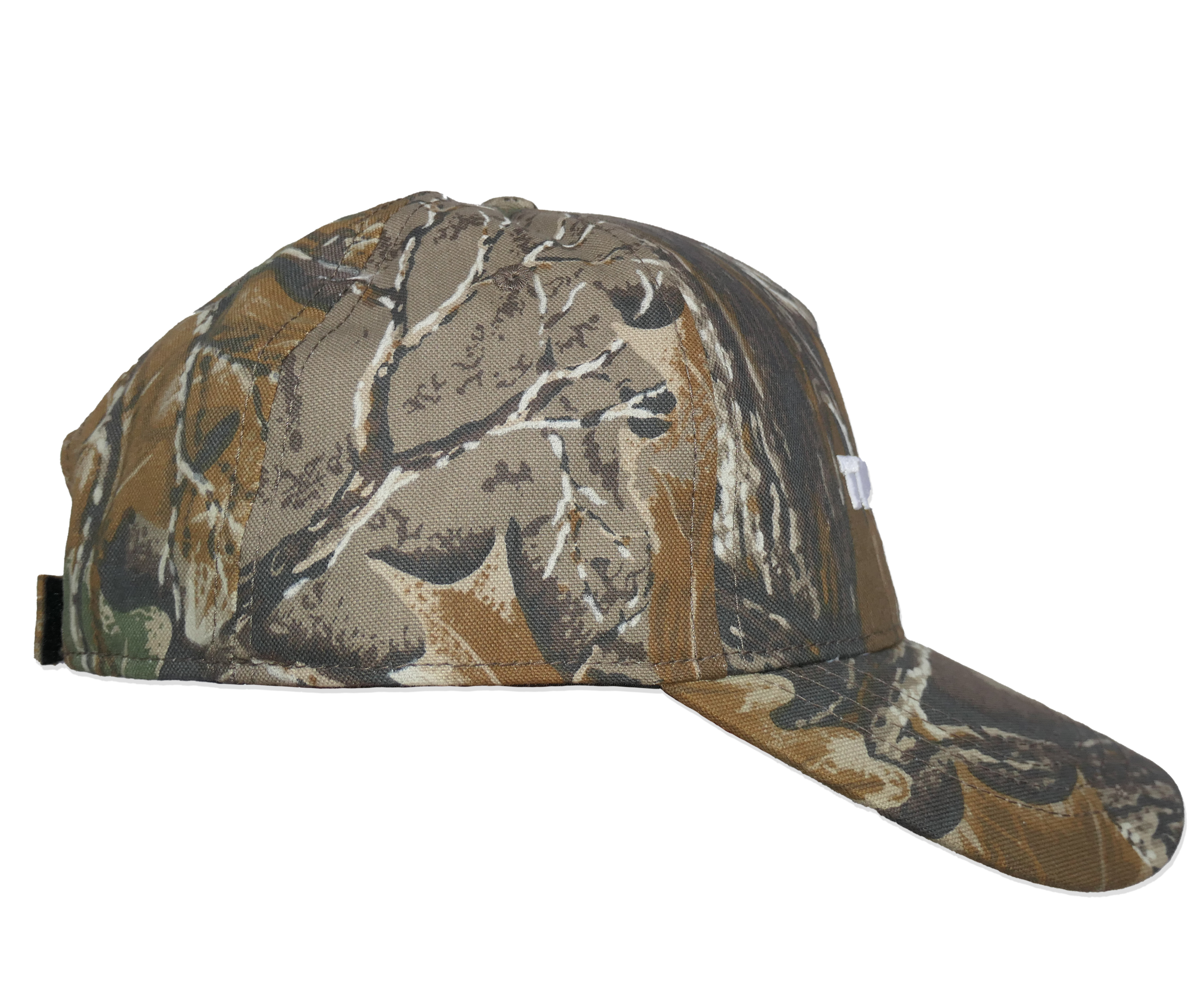 The Camo Wordmark Cap Side View
